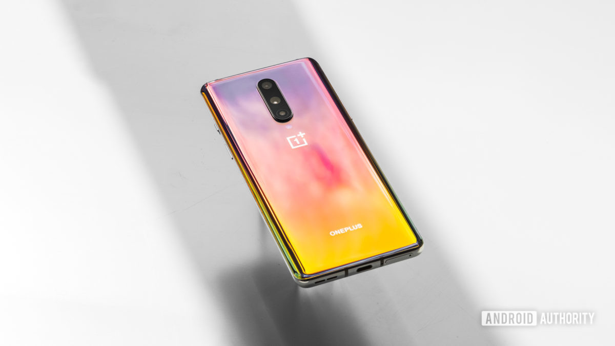 OnePlus 8 back pretty colors