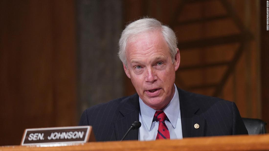 Ron Johnson says he might have been concerned for safety had Capitol rioters been BLM and Antifa