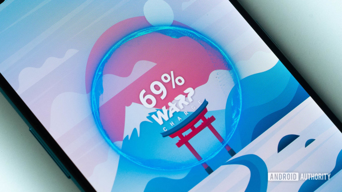 OnePlus Nord Charging Logo Warp Charging