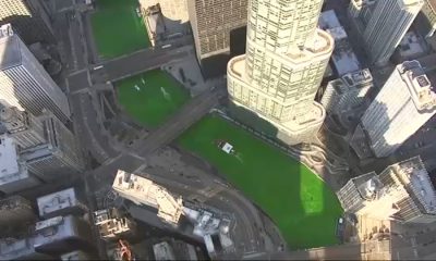 Chicago River dyeing 2021: Green makes appearance for toned down St. Patrick's Day celebrations