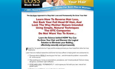 Hair Loss Black Book - Stop Hair Loss & Re-Grow Your Hair