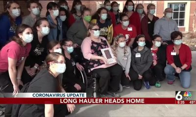 Woman battling with COVID-19 for months goes home from Omaha rehab hospital