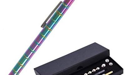 Magnetic Fidget Pen Toy Magnet Gel Pen Fidget Toy Think Ink Pen, can be Transformed into a Variety of Creative for Adult and Children Stress Relief Office Product (Multicolor)