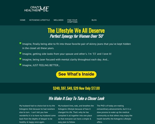 home-page-keto | Crazy Healthier Me