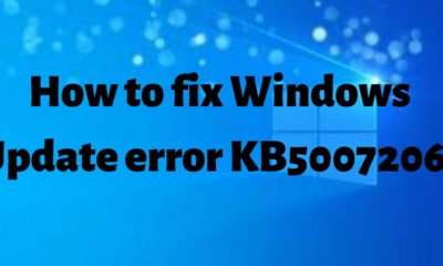 How to fix Windows Update error KB5007206?